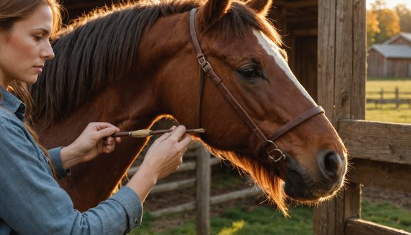 Brossage et démêlage des crins au naturel