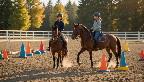 Comment enseigner l'équitation à travers des jeux ?